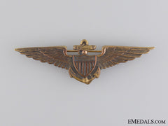 A 1930'S American Navy Fighter Pilot Tests Badge