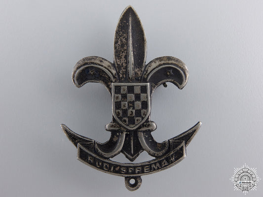 a1930'_s_croatian_scout_badge;_numbered_a_1930_s_croatia_55032a7d21dfd