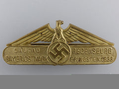 A 1933 Bavarian East March Gau Day Pentecost Tinnie