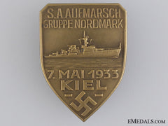 A 1933 S.a. Aufmarsch Gruppe Nordmark Badge