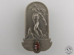Hungary, Kingdom. A World Gymnastics Championships Badge, C.1934