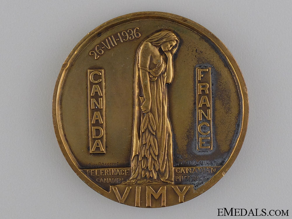 a1936_canadian_vimy_memorial_pilgrimage_medal_a_1936_canadian__543eb8083b14e