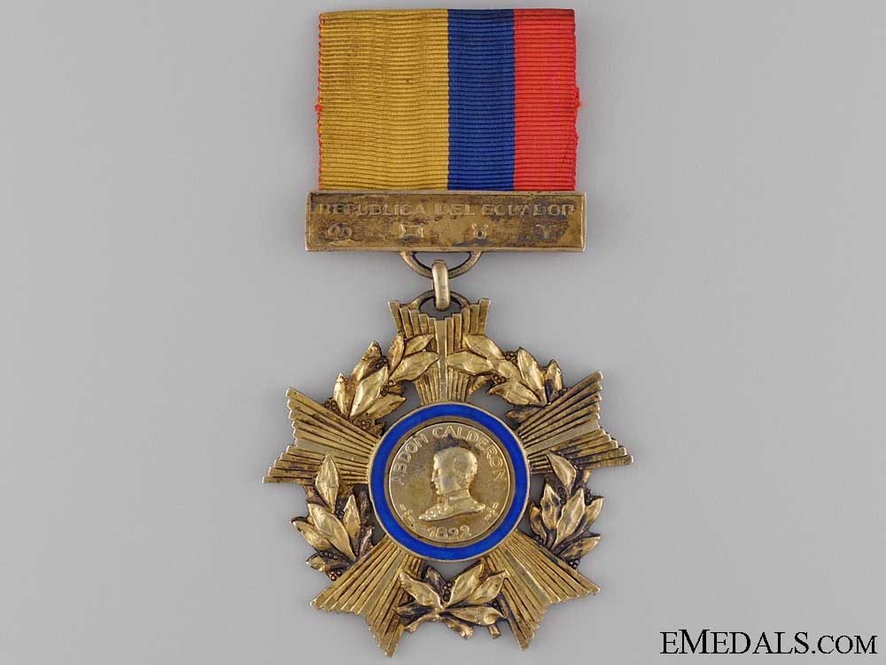 a1940'_s_ecuadorian_order_of_abdon_calderon;2_nd_class__a_1940_s_ecuado_53e5110e06a29