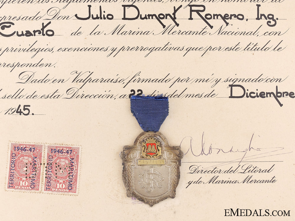a1945_chilean_merchant_marine_fourth_class_medal&_document_a_1945_merchant__53e4f6e378cde_1_1