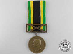 A 1914 Saxe-Weimar Bronze Merit Medal With Swords