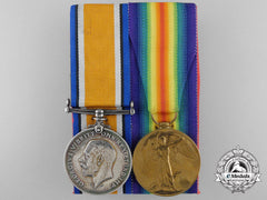 A First War Medal Pair To The Canadian Forestry Corps