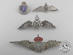 Four Second War Royal Canadian Air Force Wings
