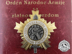 Yugoslavia, Republic. An Order Of The People's Army With Gold Star, Ii Class & Named