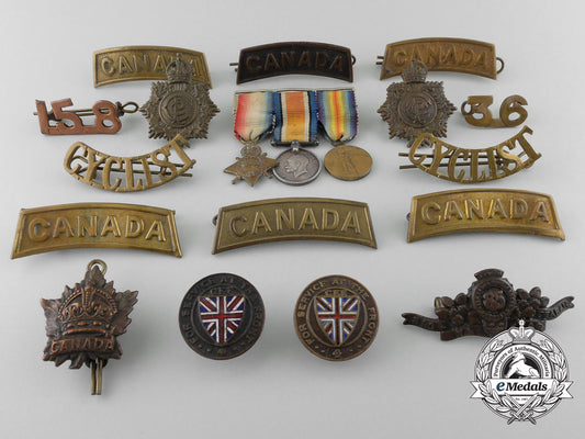 a_lot_of_seventeen_first_war_canadian_badges&_insignia_a_2344