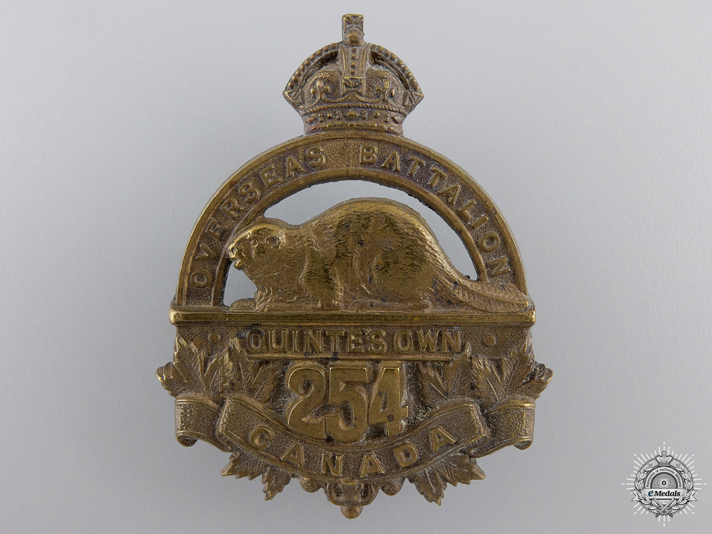 a254_th_quinte's_own_infantry_cap_badge_cef_a_254th_quinte_s_54dce0d18d585