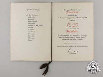 germany,_hj._a_championship_document1941_awarded_to_a_finnish_member_a_255