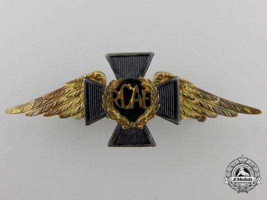 a_rare_second_war_royal_canadian_air_force_chaplain_officer's_cap_badge_a_268