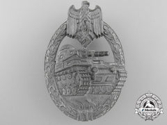 A Mint Silver Grade Tank Assault Badge