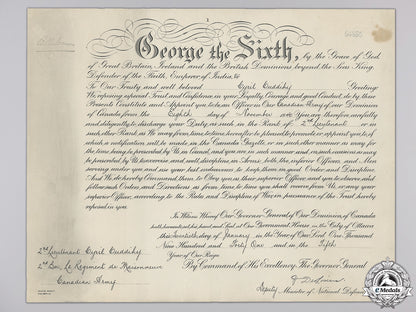 a2_nd_lieutenant_commission_document_to_military_cross_recipient_a_2nd_lieutenant_55a7c232b3537