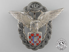 A Second War Croatian Pilot's Badge By Braca Knaus