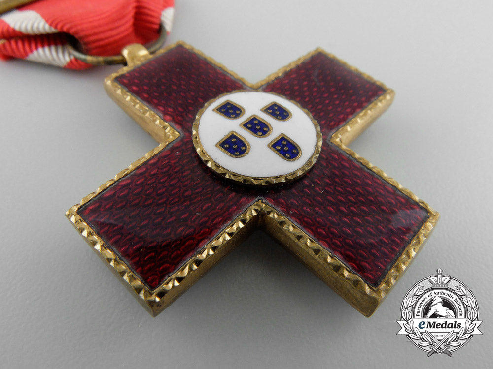 portugal,_kingdom._a_red_cross_merit_medal;_officer's_breast_cross_a_3146_1_1_1_1
