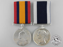 A Pair To Chief Yeoman Of Signals Ash Who Was Wounded Aboard Hms Niobe At The Dardanelles