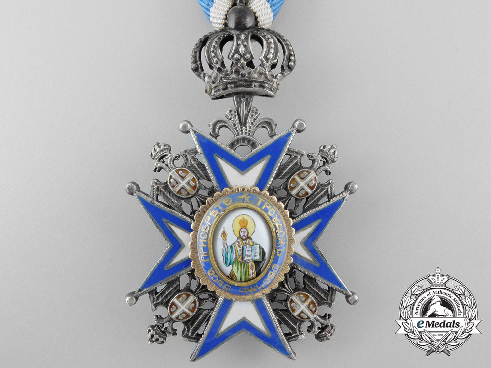 a_serbian_order_of_st._sava;_fifth_class_knight’s_cross_a_3547