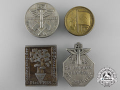 A Lot Of Four German Tinnies & Badges