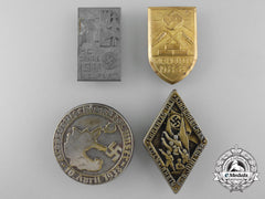 A Lot Of Four German Tinnies & Badges