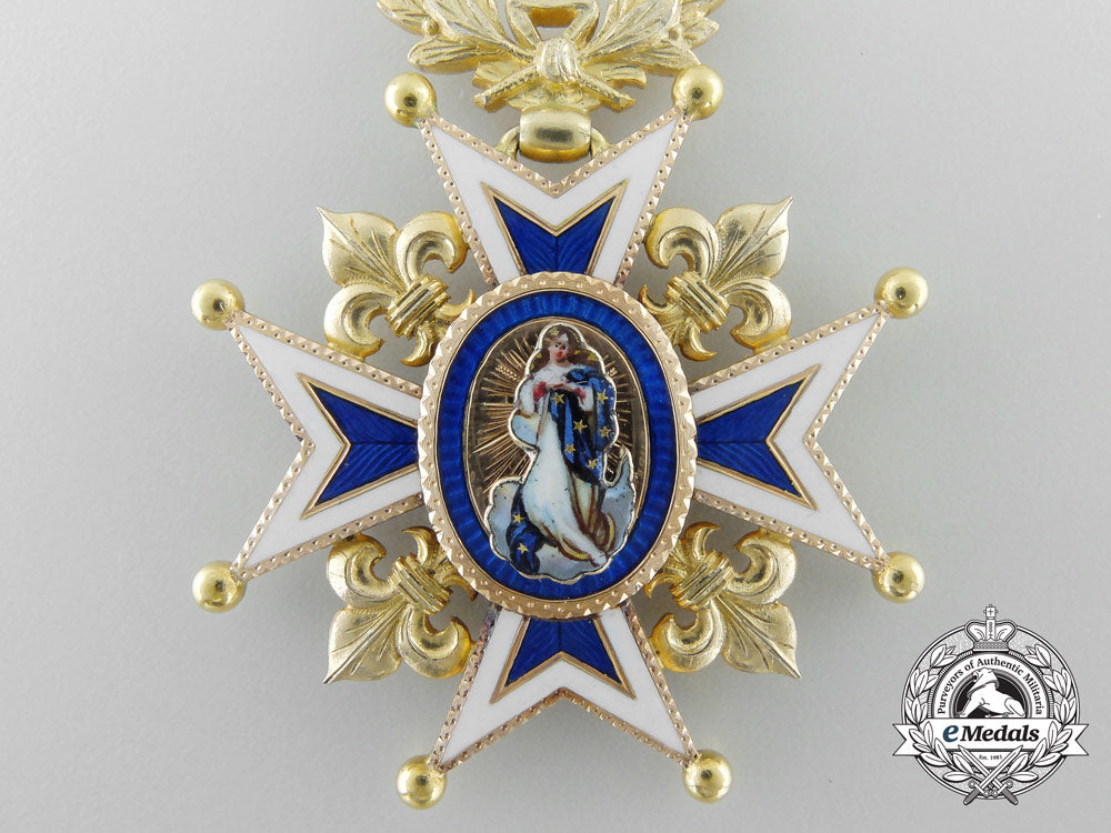 a_spanish_order_of_charles_iii;_breast_badge_in_gold_a_3670