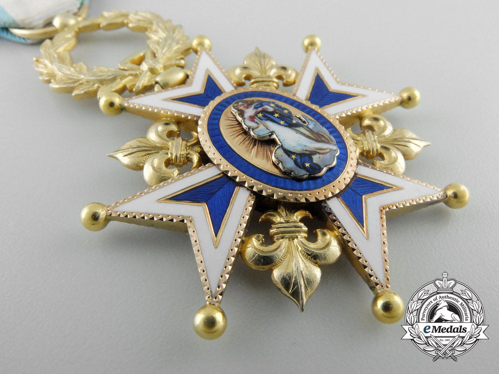 a_spanish_order_of_charles_iii;_breast_badge_in_gold_a_3673