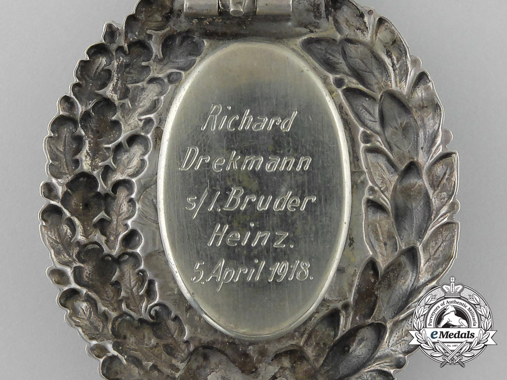 a_german_imperial_pilot_badge_from_observer_richard_drekmann_dedicated_to_ace_brother_heinz_a_3850