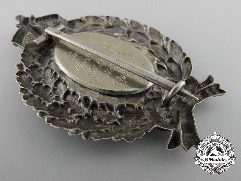 a_german_imperial_pilot_badge_from_observer_richard_drekmann_dedicated_to_ace_brother_heinz_a_3853