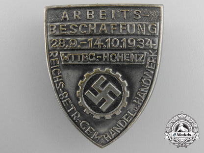 a1934_german_labour_front(_daf)_wurttemberg-_hohenzollern_trade_and_craft_job_creation_tinnie_a_3875