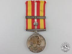 A Voluntary Medical Services Medal With Rosette & Bar