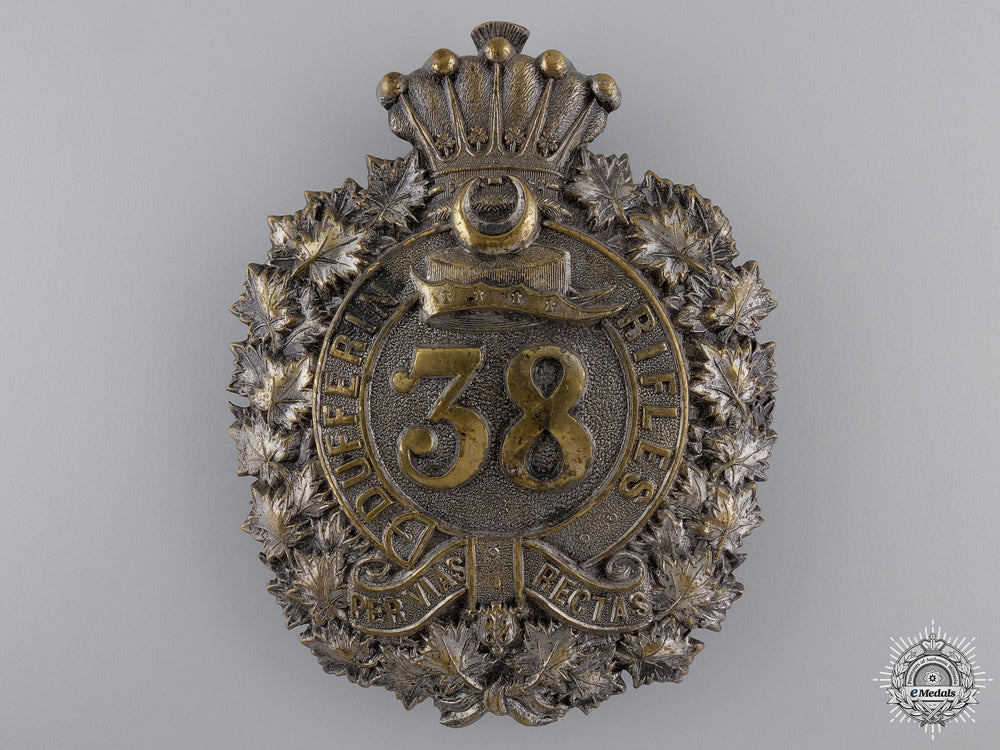 a38_th_dufferin_rifles_battalion_helmet_plate_a_38th_dufferin__54dce9a25544e