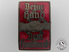 An Ns Hago "Deine Hand Dem Handwerk" Badge