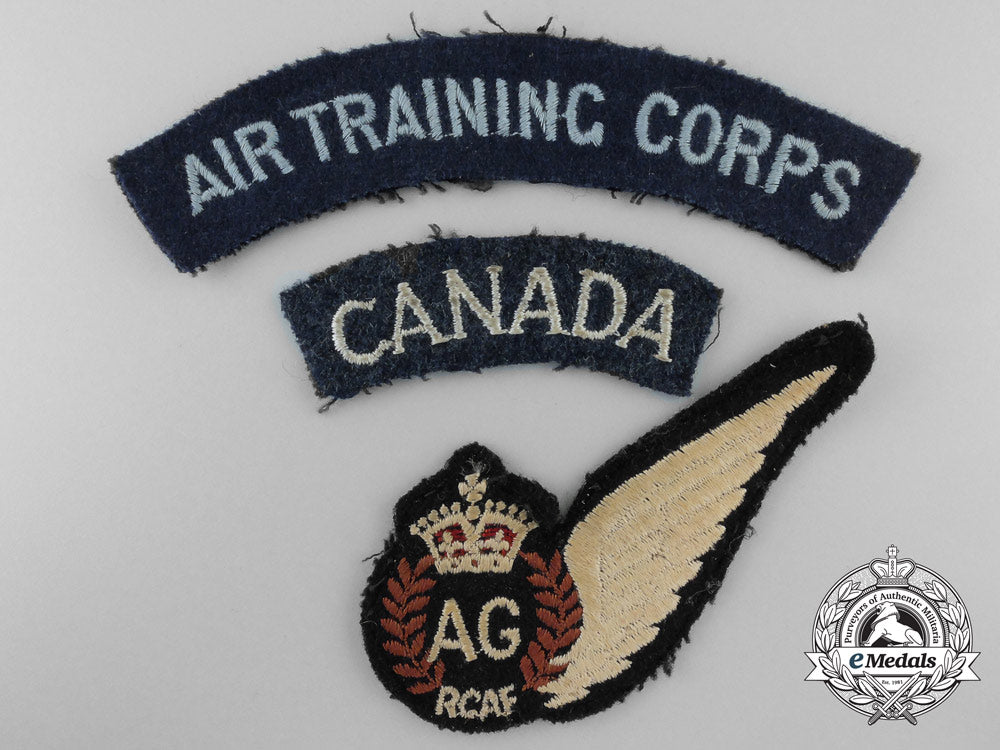 five_second_war_royal_canadian_air_force_insignia&_badges_a_3950