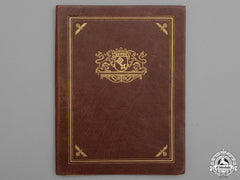 A Third Reich Bremen Award Document Folder