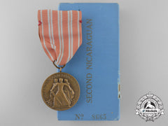 An American Second Nicaraguan Campaign Medal With Box Of Issue