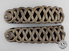 A Pair Of Unusual Early Canadian Militia Officer’s Epaulettes