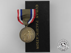 An American Navy Cuban Pacification Medal 1908 With Box Of Issue