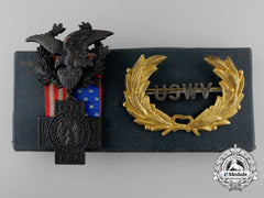An American United Spanish War Veterans Medal With Box