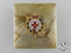 Spain, Kingdom. A Miniature Red Cross Supreme Assembly Star 1926-1931