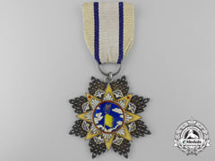 A Chinese Order Of The Resplendent Banner; 8Th Class Officer