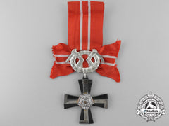 A Finnish Order Of The Cross Of Liberty; 4Th Class Silver Cross 1939