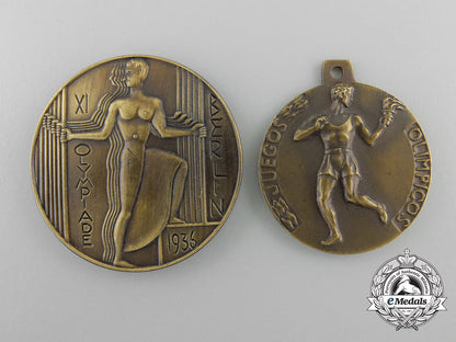germany,_olympic._two1936_spanish_olympic_medals&_awards_a_4681_1