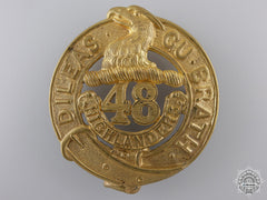 A 48Th Highlanders Regiment Cap Badge C.1904