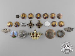Twenty-Two German & Romanian Order Parts Recovered From The Zimmermann Factory
