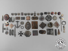 German & Romanian Medal Parts Recovered From The Zimmermann Factory
