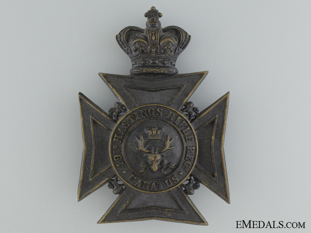 a49_th_hastings_battalion_of_rifles_victorian_helmet_plate_a_49th_hastings__536d1dbe88a88