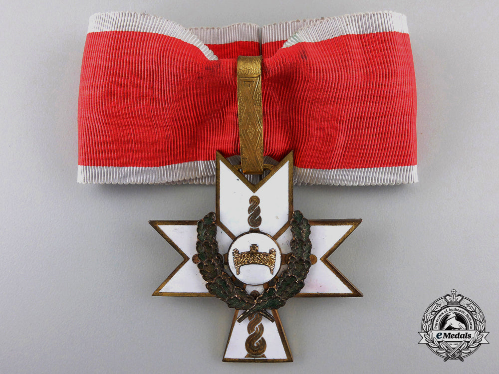 a_croatian_order_of_the_crown_of_king_zvonimir;_first_class_cross_with_oak_leaves_a_50