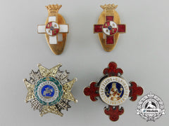 Spain, Kingdom. Four Miniature Orders & Decorations