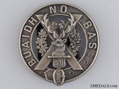 A 50Th Regiment (Gordon Highlanders Of Canada) Belt Buckle