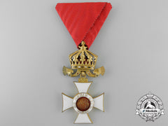 Bulgaria, Kingdom. An Order Of St.alexander With Imperial Crown; Iv Class, C.1915